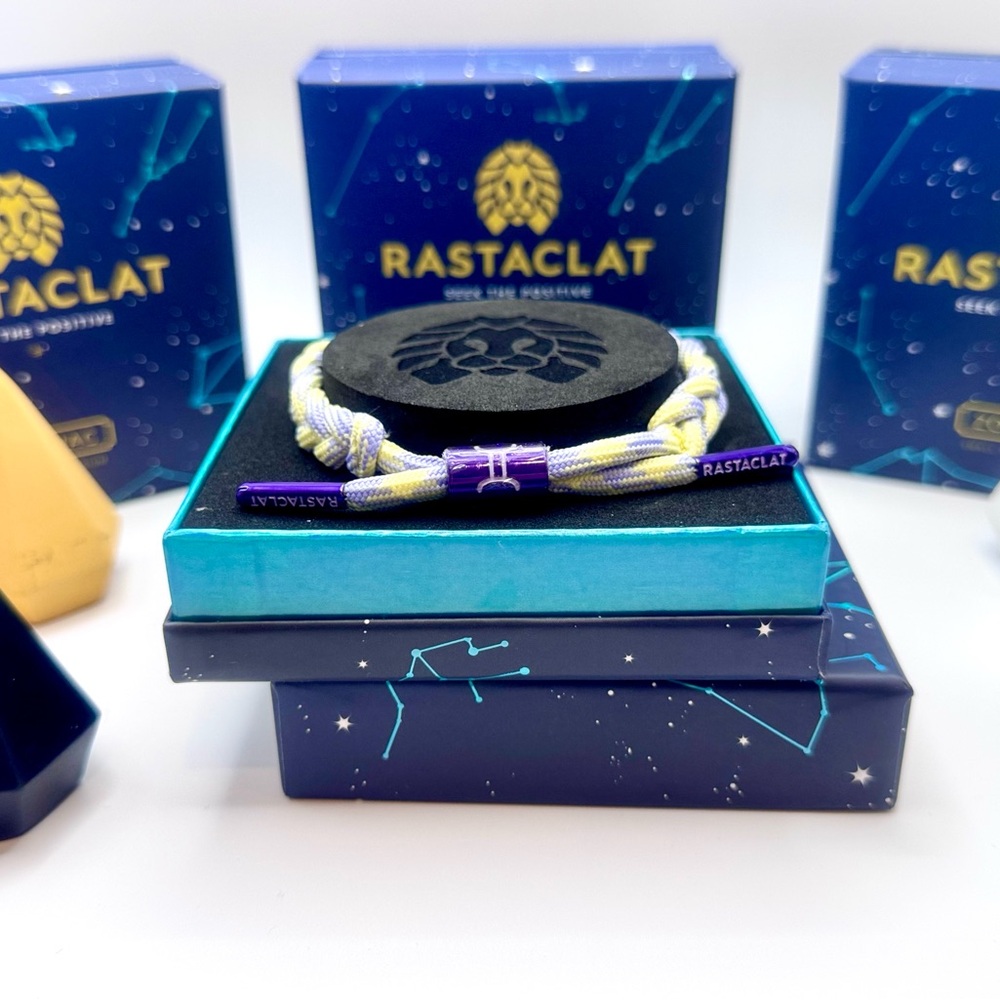 Rastaclat Original Hand Braided Zodiac (GEMINI) Adjustable Bracelet ♊️ ✨NIB!